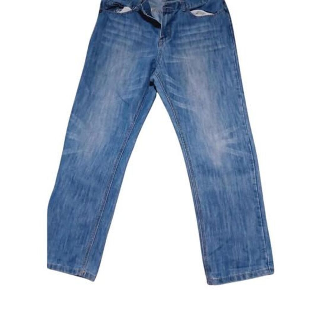 Ring of Fire Men's Slim Straight Jeans - Light Blue
